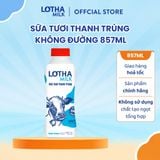  Sữa Tươi Thanh Trùng Lothamilk Chai 857ml 