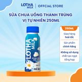  Sữa Chua Uống Thanh Trùng Lothamilk Có Đường Chai 250ml 