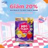  Túi Kẹo Thạch Trái Cây Lothamilk 140g (10 Gói x 14g) - Ngon, Dai Giòn, Tốt Cho Sức Khỏe 