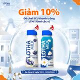  Combo 6 Sữa Chua Uống Thanh Trùng Lothamilk 170ml 
