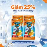  Combo 4 Thạch Sữa Lothamilk túi mix vị 300g 