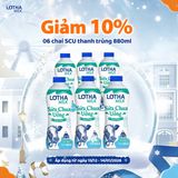  Combo 6 chai Sữa chua uống thanh trùng có đường 880ml 