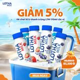  Combo 6 Sữa Chua Uống Thanh Trùng Lothamilk 170ml 