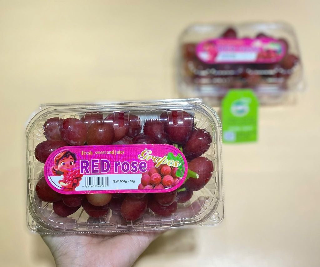 NHO ĐỎ KẸO VẢI - 1 HỘP ~450GR