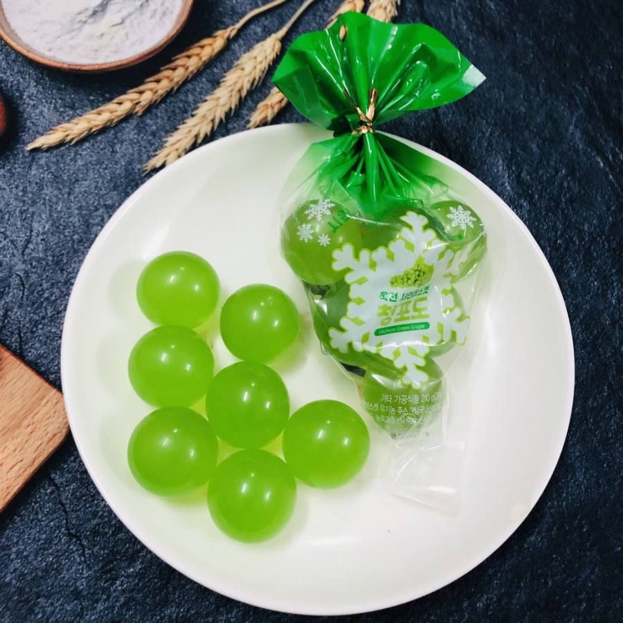 THẠCH NỔ - THẠCH NHO HÀN QUỐC TÚI 210GR (6viên)