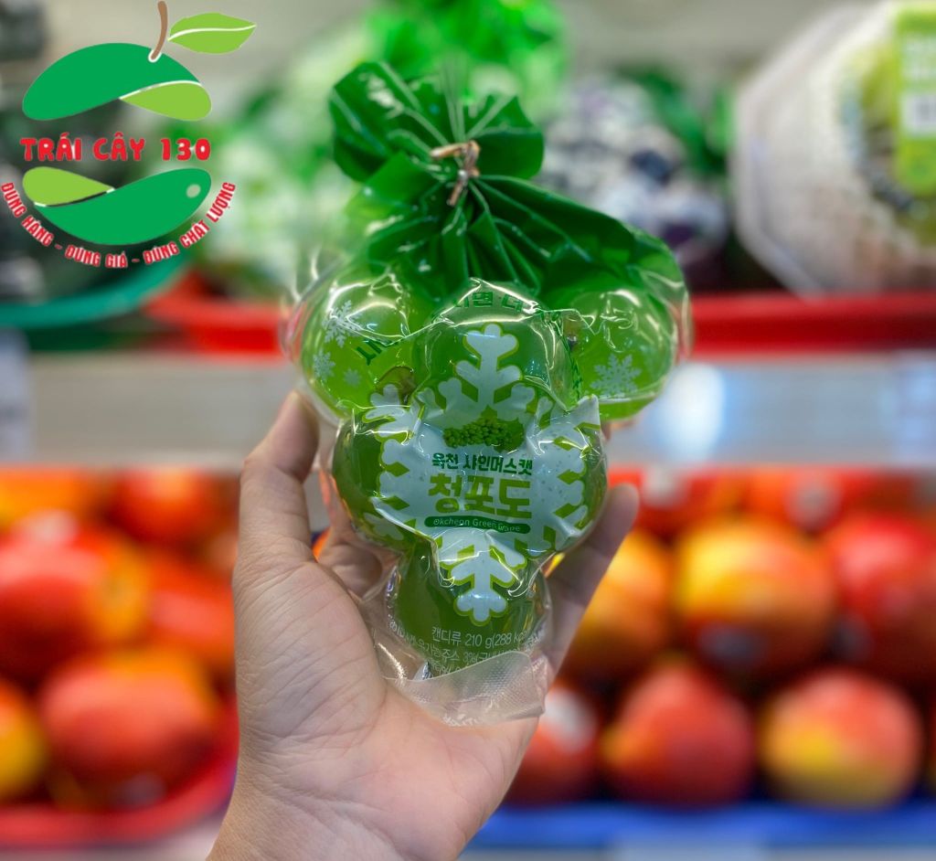 THẠCH NỔ - THẠCH NHO HÀN QUỐC TÚI 210GR (6viên)