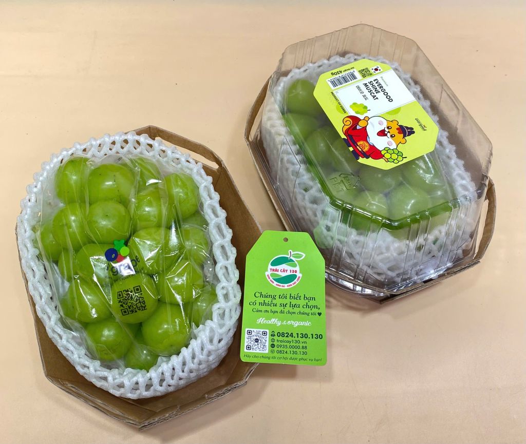 Nho Mẫu Đơn 450g (Hộp)