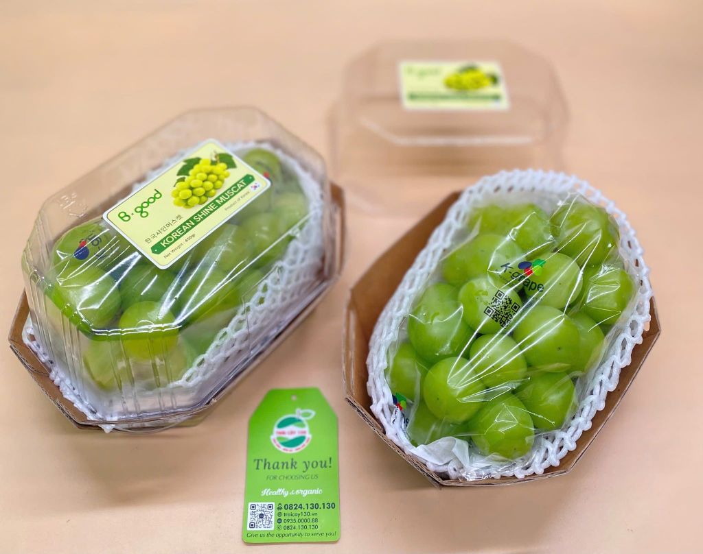 Nho Mẫu Đơn 450g (Hộp)