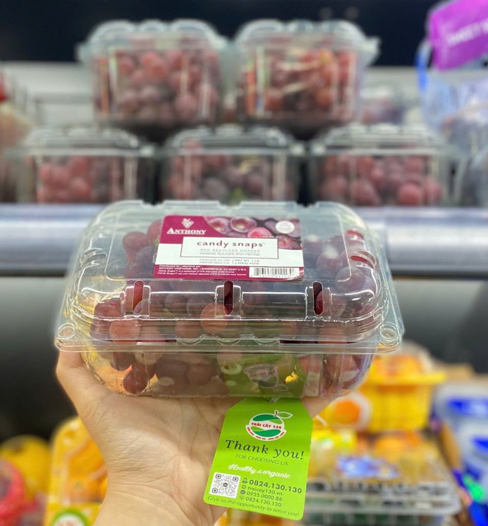 Nho kẹo thơm hộp 450g