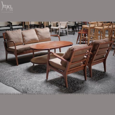  Bộ Sofa Gỗ Tự Nhiên Phòng Khách SKSS10 