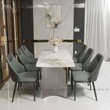  Bộ Bàn Ăn Mặt Đá Ceramic 6 Ghế SKDS48 