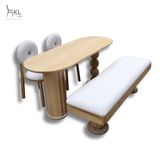  Bộ Bàn Ghế Ăn Gỗ Tự Nhiên SKDS39 