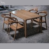  Bộ Bàn Ghế Neva Phòng Bếp Gỗ Ash SKDS38 