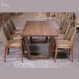  Bộ Bàn Ăn Gỗ Tự Nhiên 6 Người SKDS43 