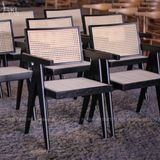  Bộ Bàn Ghế Ăn Gỗ Đan Mây SKDS44 