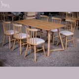  Bộ Bàn Ghế Ăn Gỗ Cao Su SKDS42 