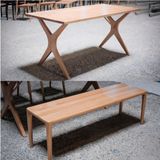  Bộ Bàn Ăn Băng Ghế Gỗ SKDS46 