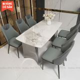  Bộ Bàn Ăn Mặt Đá Ceramic 6 Ghế SKDS48 