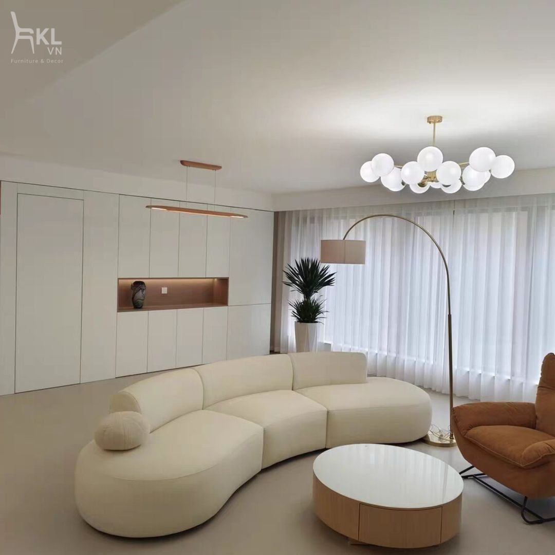  Ghế Sofa Cong Phong Cách Italia SKS25 