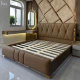  Giường Ngủ Bọc Da Phong Cách Hiện Đại SKG17 
