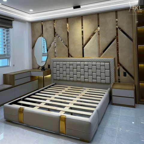  Giường Ngủ Bọc Nệm, Giường Ngủ Master SG16 