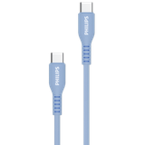  Dây cáp Sạc Philips Max 60W Type C to Type C | Dài 1.2M | Dây Silicone - DLC8601 