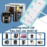  Ổ Cắm Điện USB Đa Năng Dreamm Q613U Chống Giật Dây Dài 2m, Công suất 2000W, 2USB x Type C 