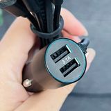  Tẩu sạc ô tô 3 in 1 Wisdomup công suất 30W, hỗ trợ PD & QC (CC-15) 