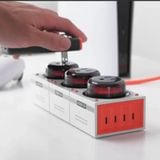  Trạm Sạc Genki Moonbase GaN 240W – Hub 7in1 x 4 USB-C x 3 Ổ Điện AC | 3 Cổng Cắm 