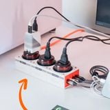  Trạm Sạc Genki Moonbase GaN 240W – Hub 7in1 x 4 USB-C x 3 Ổ Điện AC | 3 Cổng Cắm 