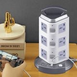  Ổ Cắm Điện Đa Tầng Dreamm Dây 2m, Công Suất 2500W, Sạc USB Tiện Lợi - ZN:61 