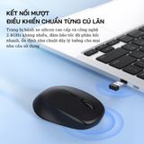  Chuột không dây kết nối 2.4G Dux Ducis DM Slient Mod Pin Trâu cho Laptop/ Máy Tính 