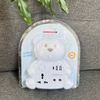  Đèn ngủ đa năng 4in1 hình gấu Dreamm tích hợp cắm điện, Typc-C x USB - TB-204 