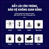 Đèn Bắt Muỗi & Côn Trùng Dreamm Công Suất 16W Mạnh Mẽ, Tuổi Thọ Bóng Đèn Cao 