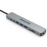  Cổng chuyển đổi Philips 8in1 USB-C to HDMI+USB*2+PD+RJ45+SD+TF - SWV6118G 