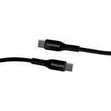  Dây cáp Sạc Philips Max 60W Type C to Type C | Dài 1.2M | Dây Silicone - DLC8601 