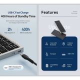  Bàn Phím Bluetooth 5.0 Dux Ducis OK Series Tích Hợp Bàn Di Chuột Gập 