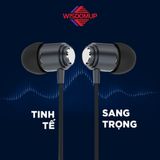  Tai nghe có dây Wisdomup EJ Jack 3.5mm | Jack Type C | Jack Lighning có mic đàm thoại 