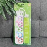  Ổ cắm điện đa năng Dreamm Q715U Chống giật, sạc USB, dây 2m, chịu tải 2000W, có công tắc 