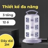  Ổ Cắm Điện Đa Tầng Dreamm Dây 2m, Công Suất 2500W, Sạc USB Tiện Lợi - ZN:61 