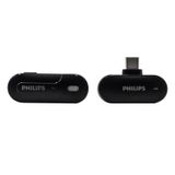  Micro thu âm không dây cài áo Philips kết nối USB-C & Lightning cho iPhone (1 Receiver + 1 Mic) - DLM9001 
