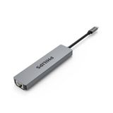 Cổng chuyển đổi Philips 6in1 USB C to HDMI+USB*2+PD+RJ45 - SWV6116G 