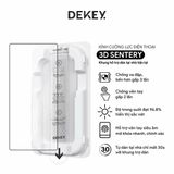  Kính Cường Lực Cho Samsung S25 Ultra DEKEY 3D Sentery Có Khung Trợ Dán, Không Lẹm Viền 