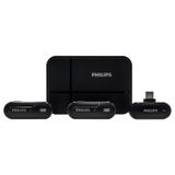  Micro thu âm không dây Philips kết nối cổng Lightning cho iPhone & Type C (1 Receiver + 2 Mic) - DLM9002 