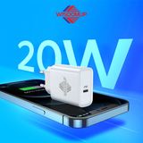  Combo củ cáp sạc nhanh Wisdomup PD20W Type C & Lightning (OCD-24P/24T) 