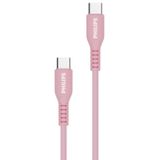  Dây cáp Sạc Philips Max 60W Type C to Type C | Dài 1.2M | Dây Silicone - DLC8601 
