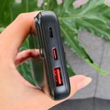  Pin sạc dự phòng Wisdomup 10.000mAh Tích hợp cáp sạc và màn hình led tiện lợi (CDB-19) 