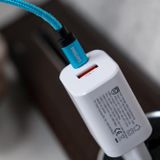  Dây cáp sạc Philips Type C to Lightning Cho iPhone Chuẩn M.F.I - DLC5545V | Dài 1.0M | Dây bện dù 