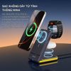 Đế Sạc Không Dây Dux Ducis Duzzona 5in1 Kèm Pin Sạc Dự Phòng Magnetic 15W 