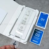  Kính Cường Lực Cho Samsung S25 Ultra DEKEY 3D Sentery Có Khung Trợ Dán, Không Lẹm Viền 